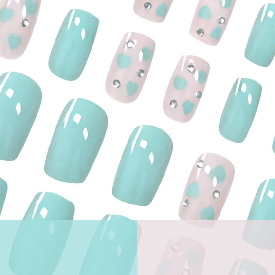 Heart-Inspired Nail Art Design Bowlift
