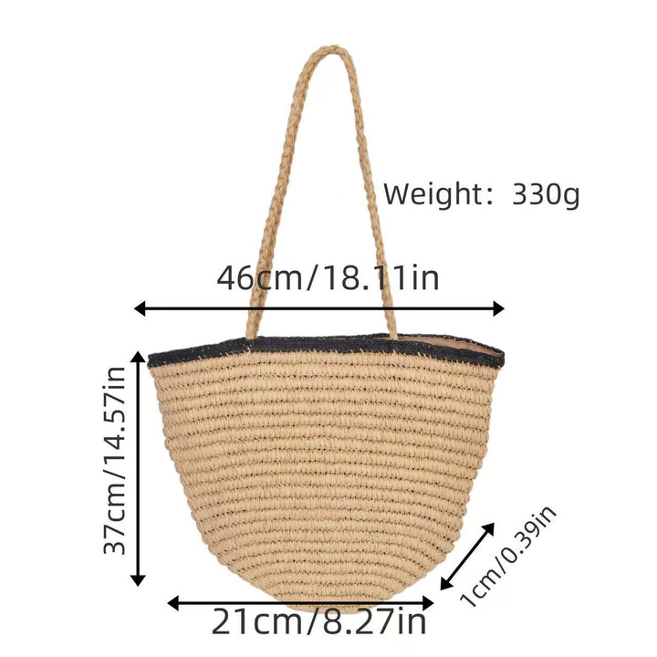 Beach and shopping bag with robust fabric Bowlift