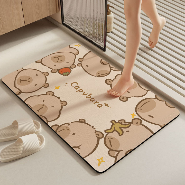 Cute Animal-Themed Bathroom Mat Bowlift