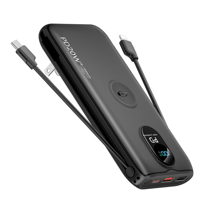 Power bank with wireless charging function and high-performance fast charging Bowlift