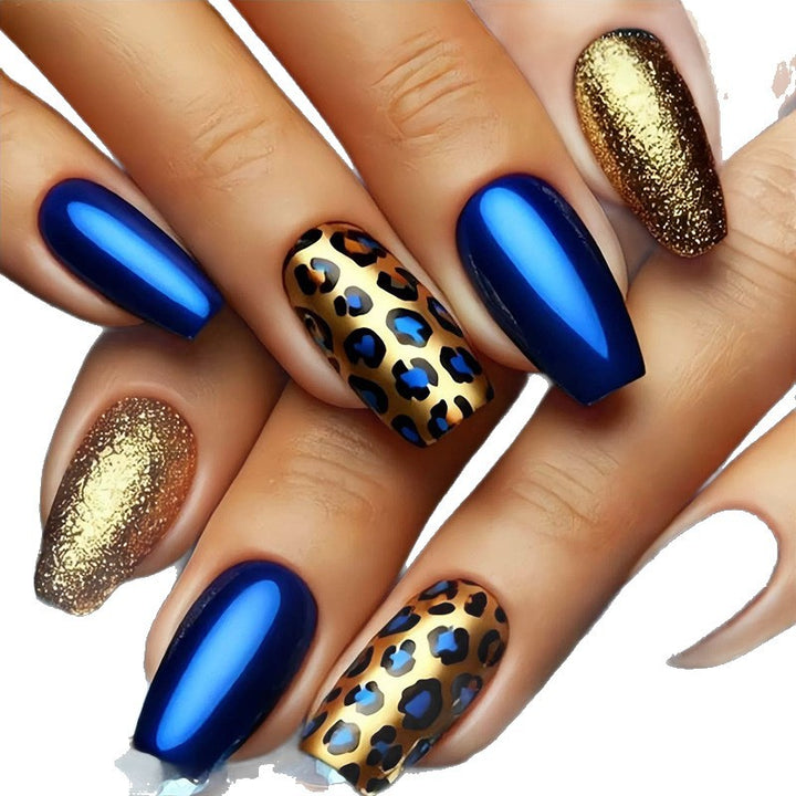 Luxurious Leopard Print Nail Art Bowlift