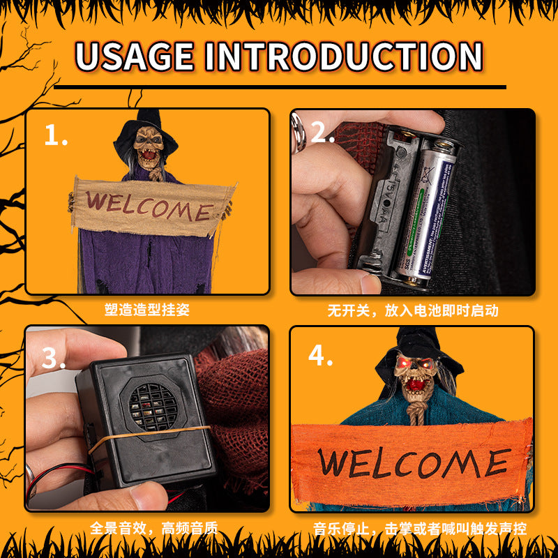 Haunted Witch Decoration Bowlift