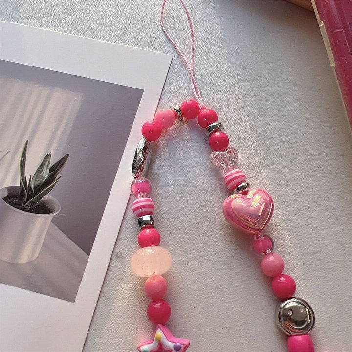 Cute Animal-Themed Beaded Phone Strap Bowlift