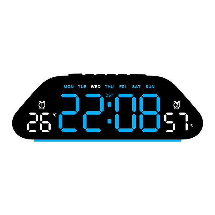 Digital Multifunctional Alarm Clock with Temperature and Date Display Bowlift
