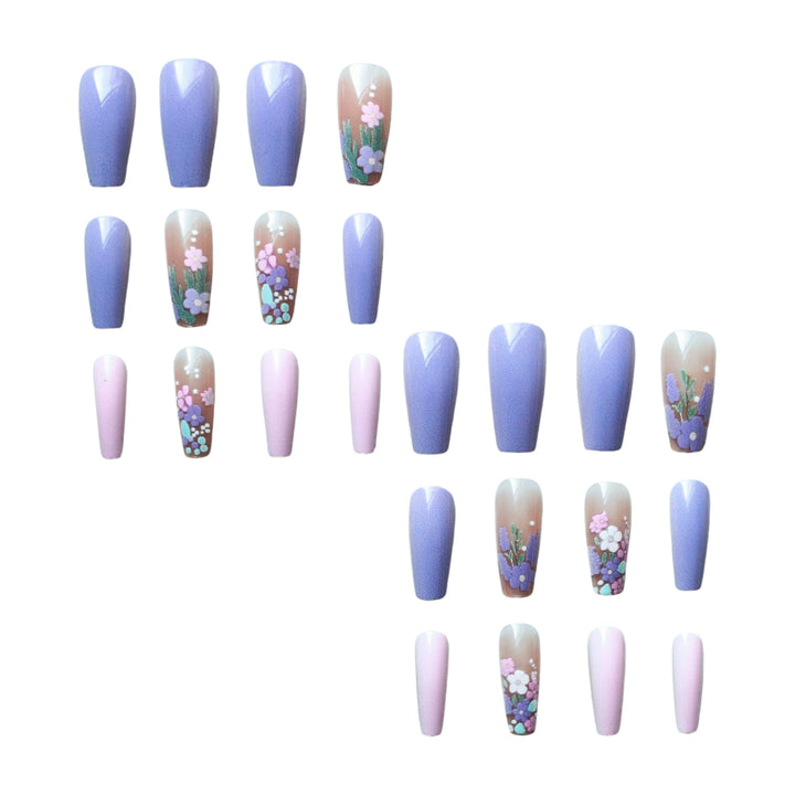 Artistic Floral Nail Design Set