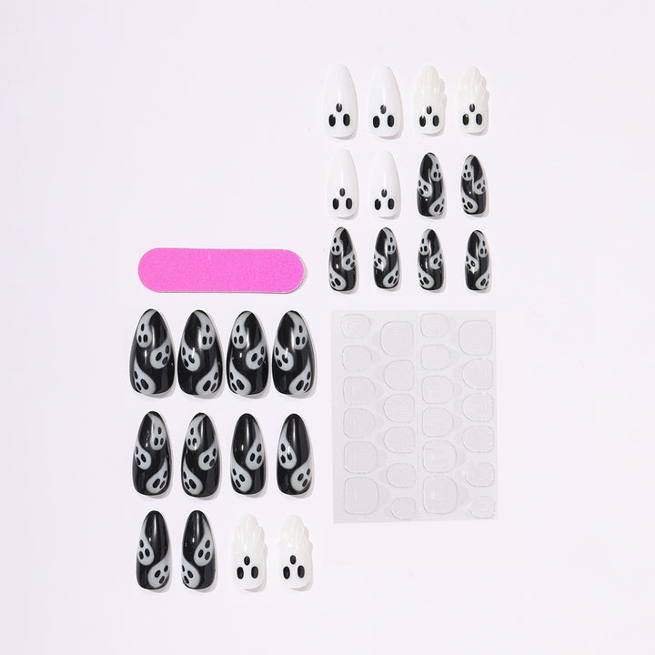 Creative Nail Art Set with Ghost Motifs Bowlift
