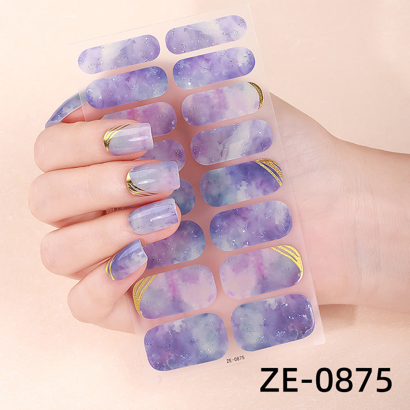 Artistic Marble Nail Wraps
