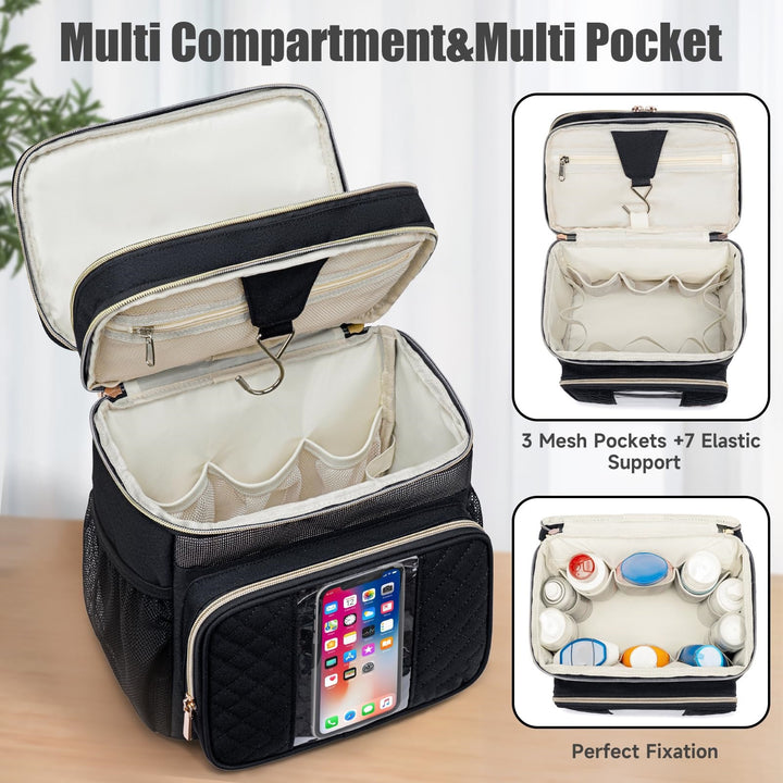 Insulated Lunch Tote with Multi-Pocket Design Bowlift