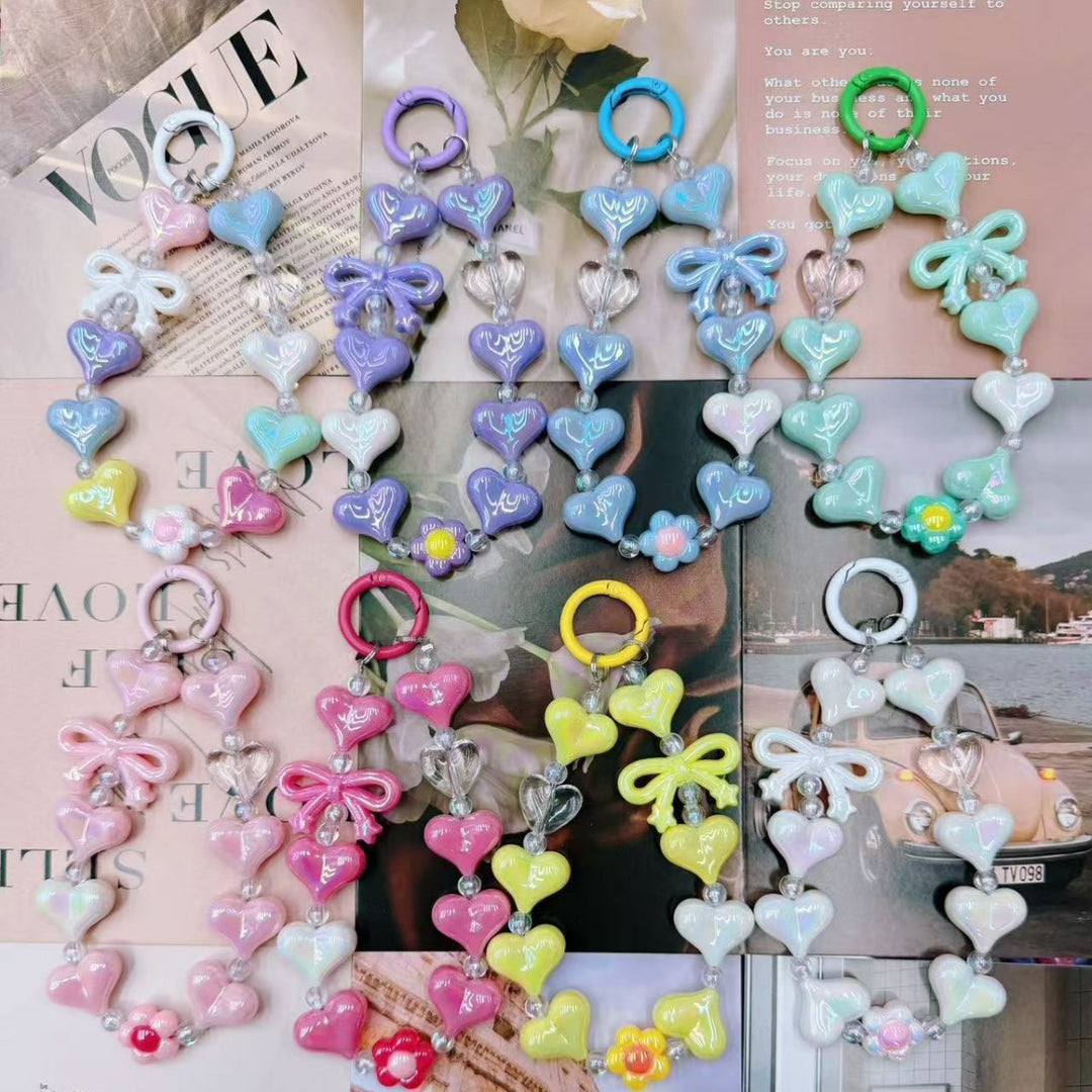 Decorative Heart-Shaped Keychain Bowlift