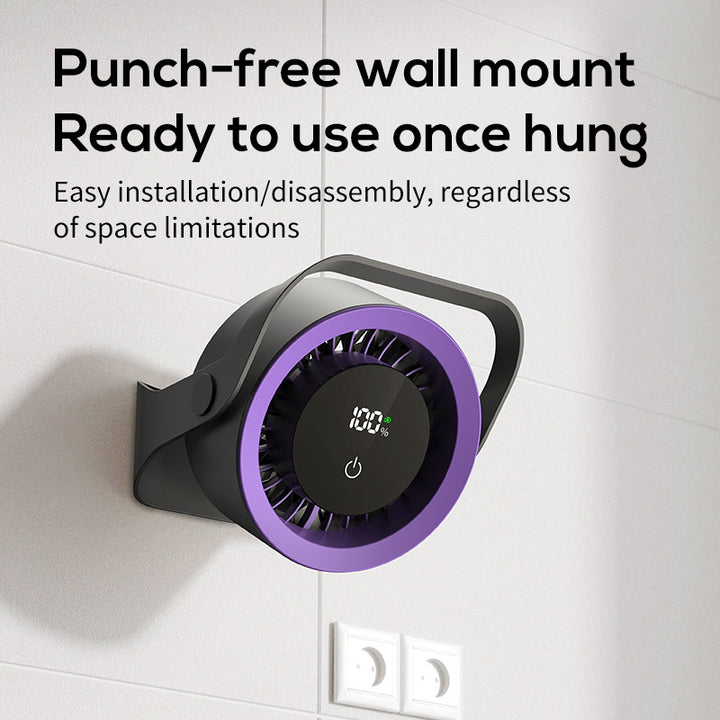 Unisex Compact Digital Personal Fan Bowlift