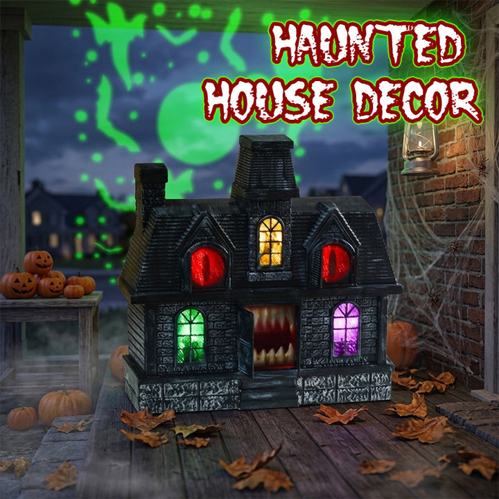 Projection Haunted House Decoration Bowlift