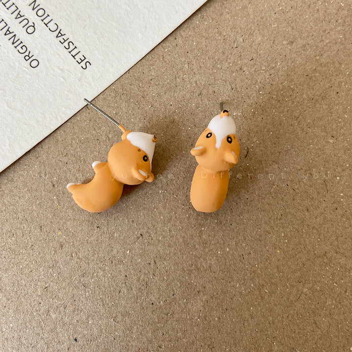 Charming Animal-Themed Stud Earrings Bowlift
