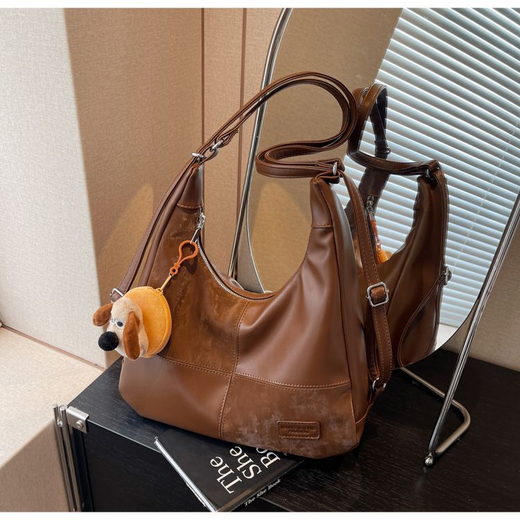 Elegant Soft Leather Handbag Bowlift