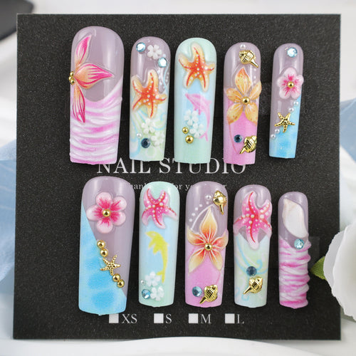 Nail set with maritime motifs Bowlift