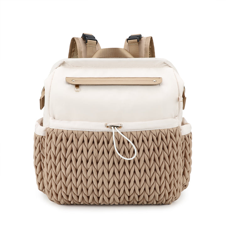 Fashionable backpack with braided design Bowlift