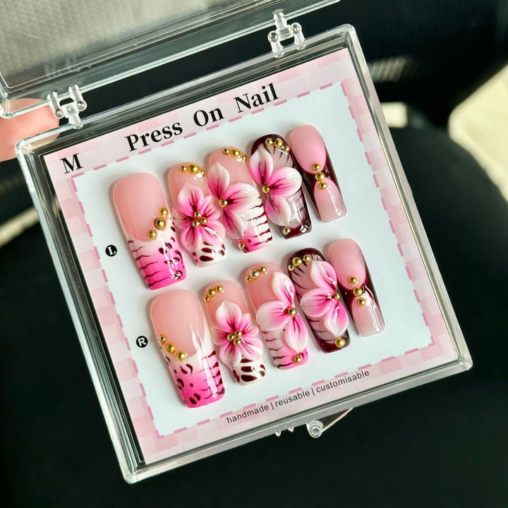 Artistic Reusable Press-On Nail Set