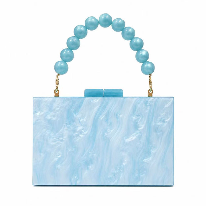 Elegant Acrylic Structured Handbag
