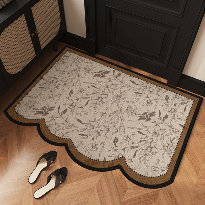 Decorative Floral Area Mat  1789834621