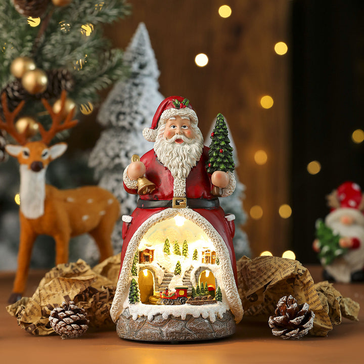 LED Light-Up Snowman Figurine Bowlift