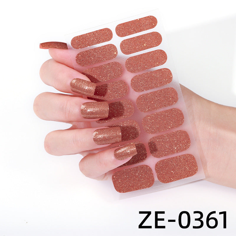 Glittering Nail Art Wraps