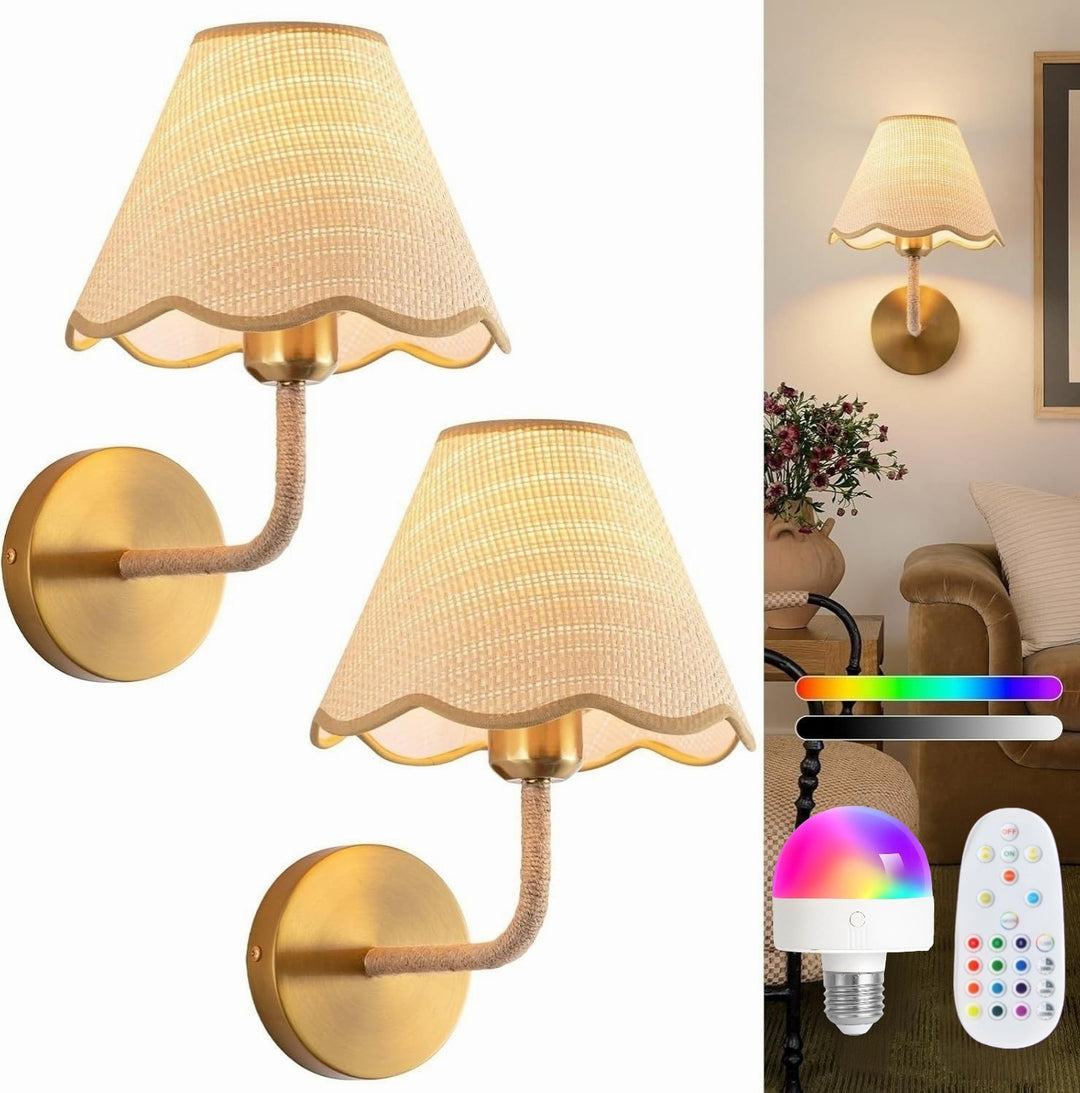 Elegant Adjustable Wall Sconce Set