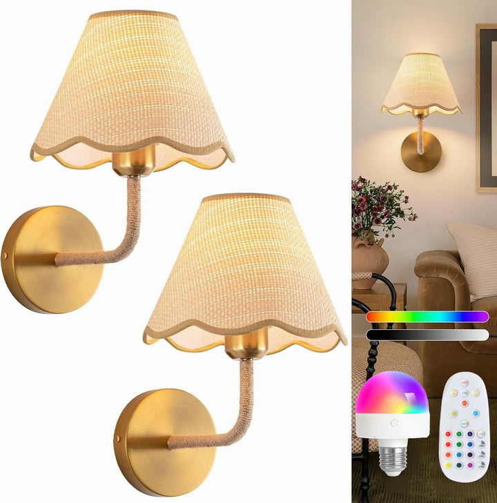 Elegant Adjustable Wall Sconce Set