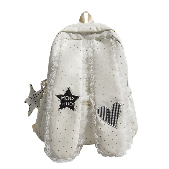Playful Decorative Patchwork Backpack Bowlift