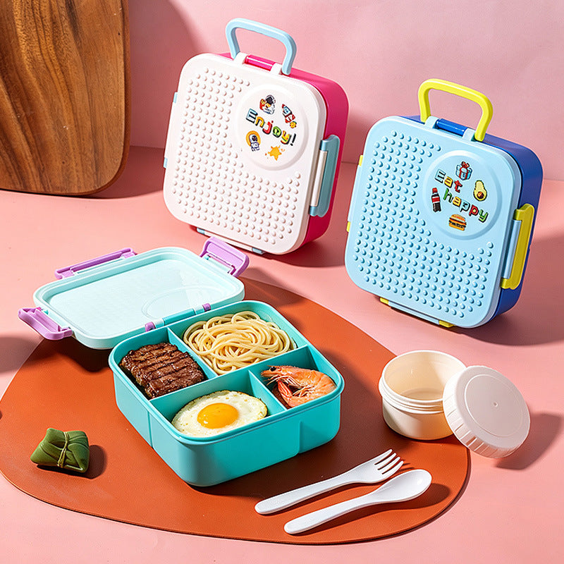 Multi-Compartment Fun Bento Lunch Box
