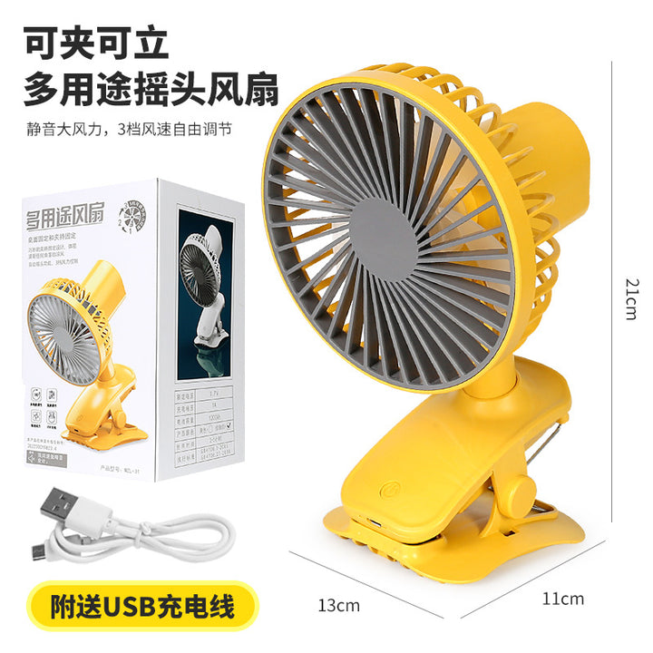 Ladies portable USB clip fan Bowlift