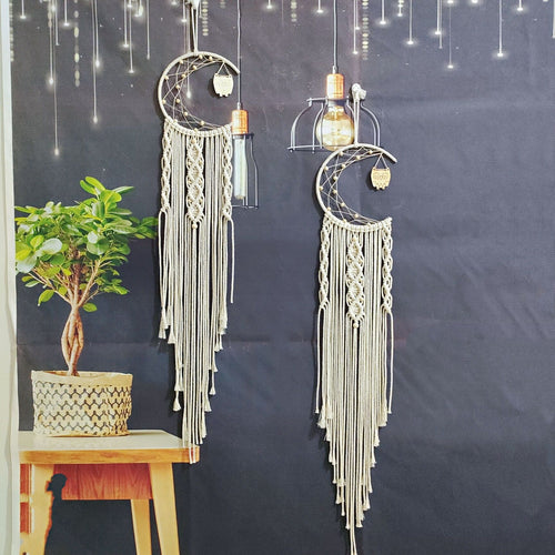 Macramé Moon Wall Hanging Bowlift