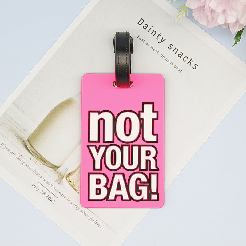 Unisex Luggage Tag with Humorous Design Bowlift