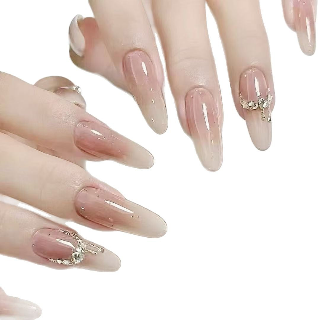 Elegant Stiletto Acrylic Nail Extensions Bowlift