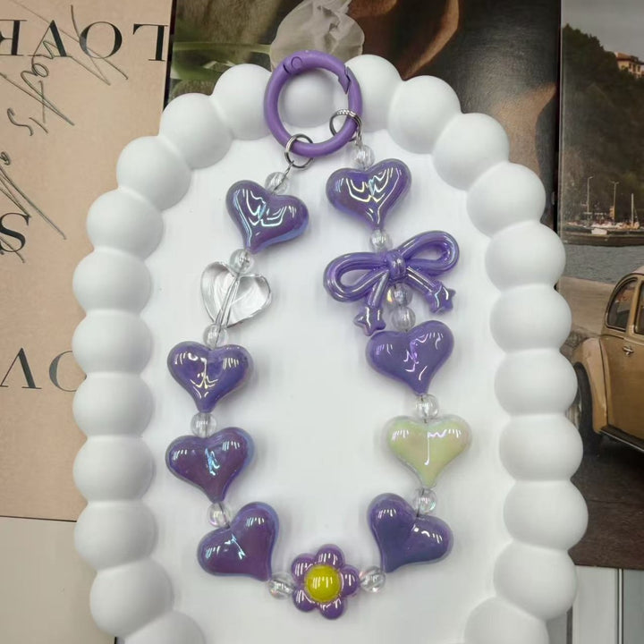 Decorative Heart-Shaped Keychain Bowlift