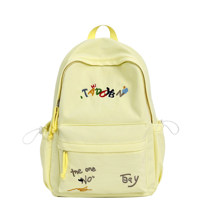 Stylish Embroidered Backpack Bowlift