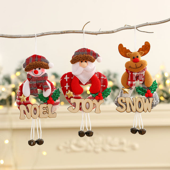 Decorative Christmas Snowman Wreath Bowlift