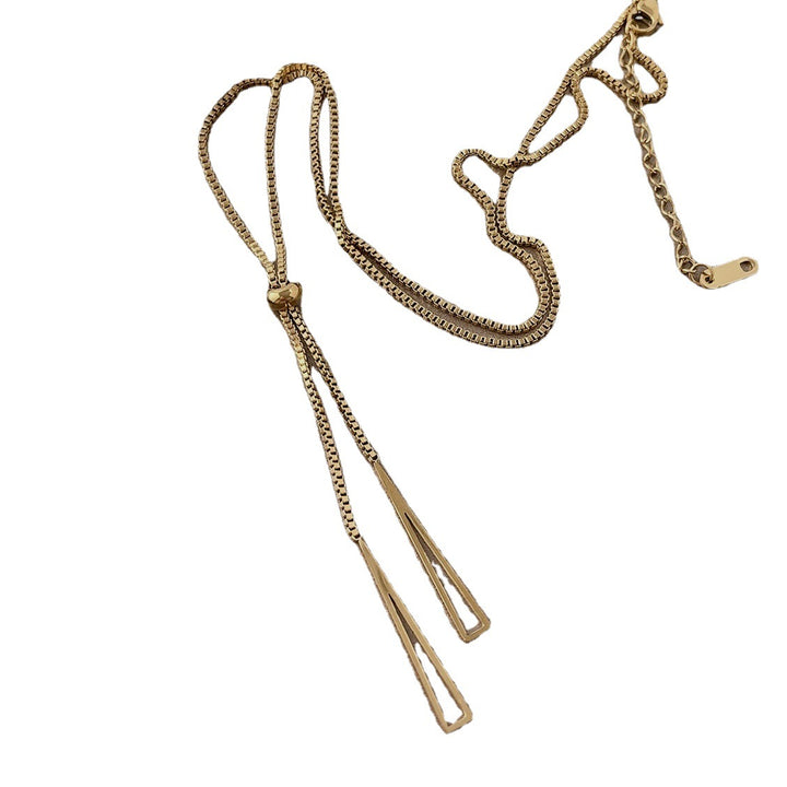 Elegant Layered Chain Necklace Bowlift