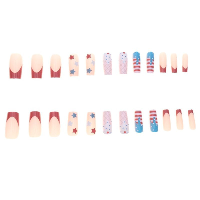 Festive Ice Cream Cone Nail Art Bowlift