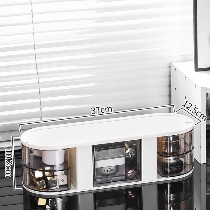 Multi-Compartment Makeup Organizer Bowlift