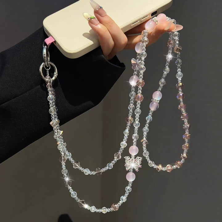 Elegant Beaded Phone Lanyard Bowlift
