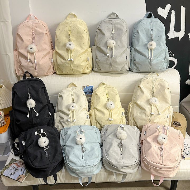 Star-Printed Backpack Bowlift