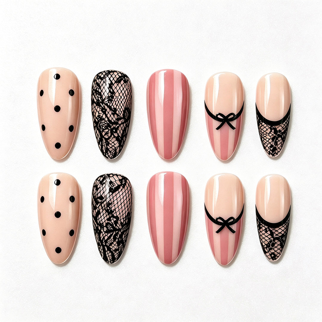 Elegant Themed Press-On Nail Set