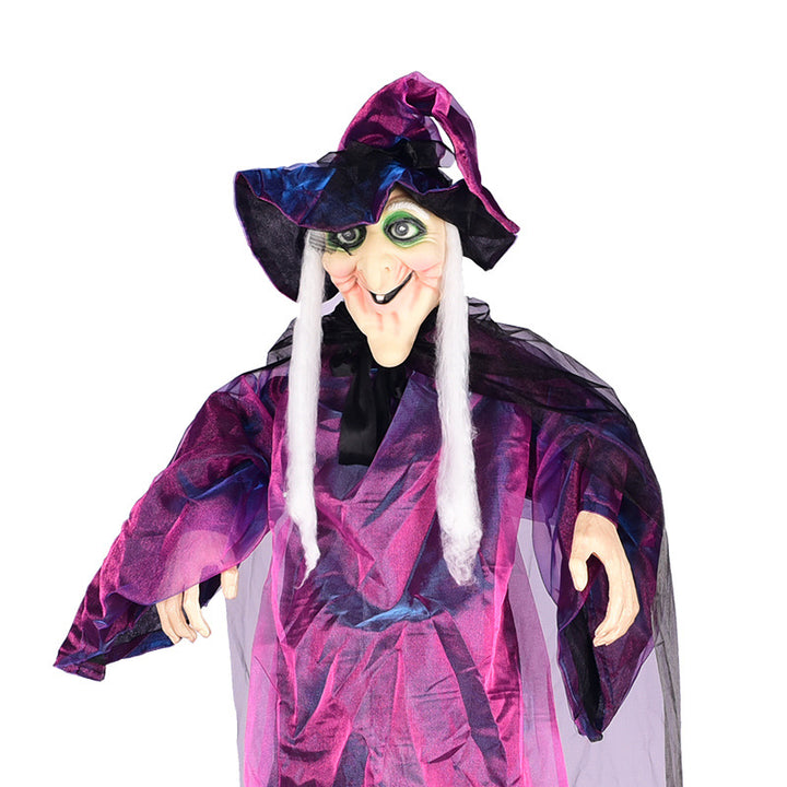 Animated Witch Decoration Bowlift