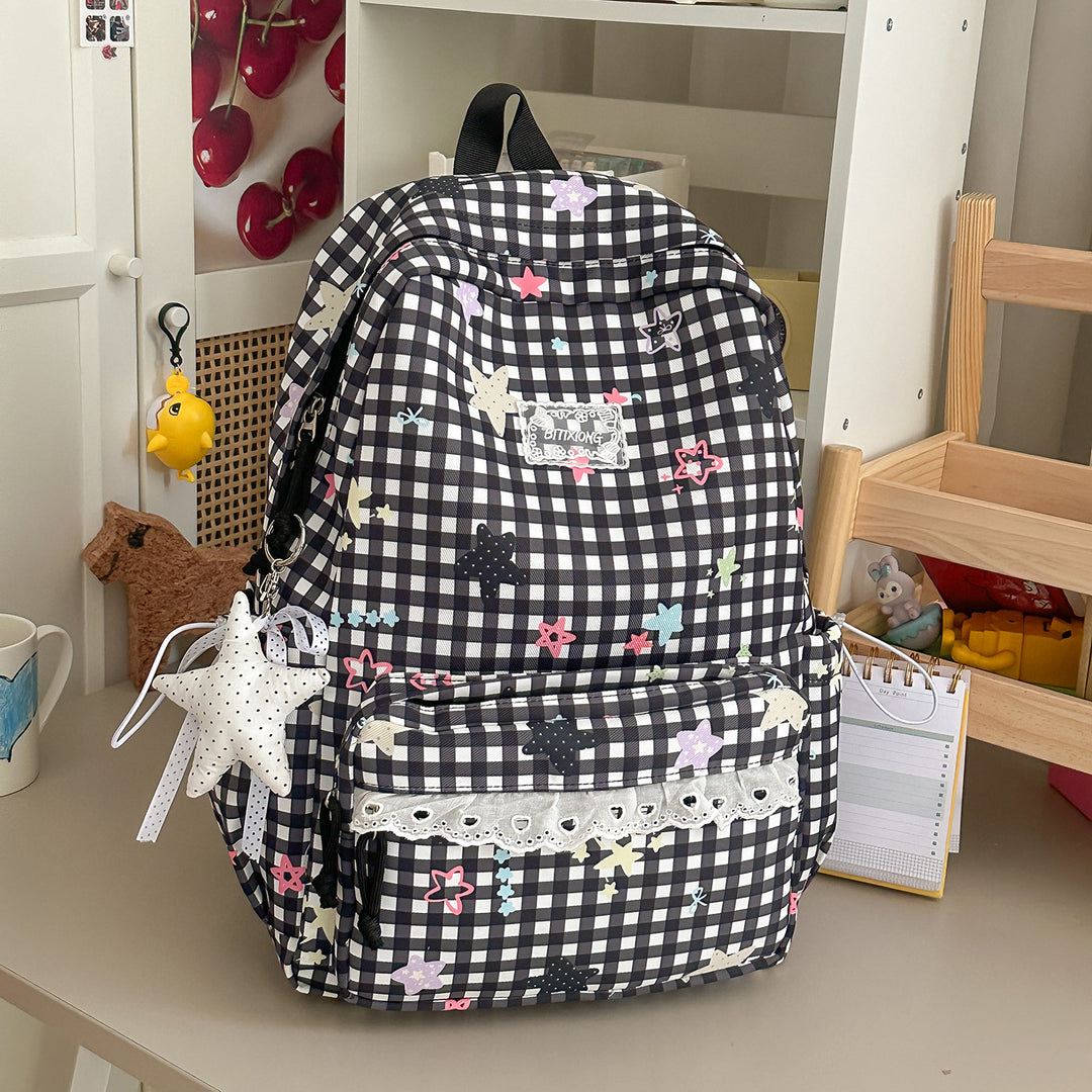 Cute Illustrated Casual Backpack Bowlift