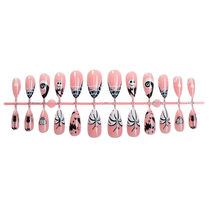 Artistic Halloween-Themed Press-On Nail Collection Bowlift