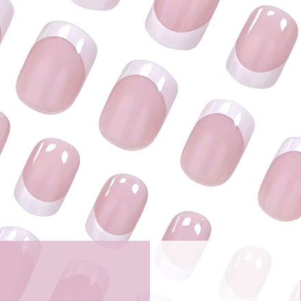 French Tip Gel Nail Enhancements Bowlift