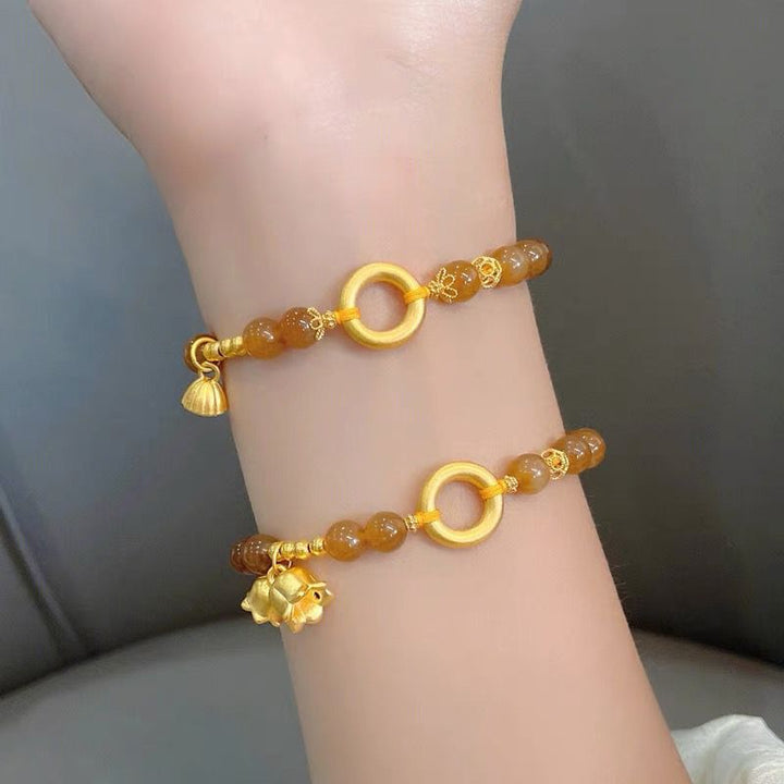 Elegant Beaded Charm Bracelet Bowlift