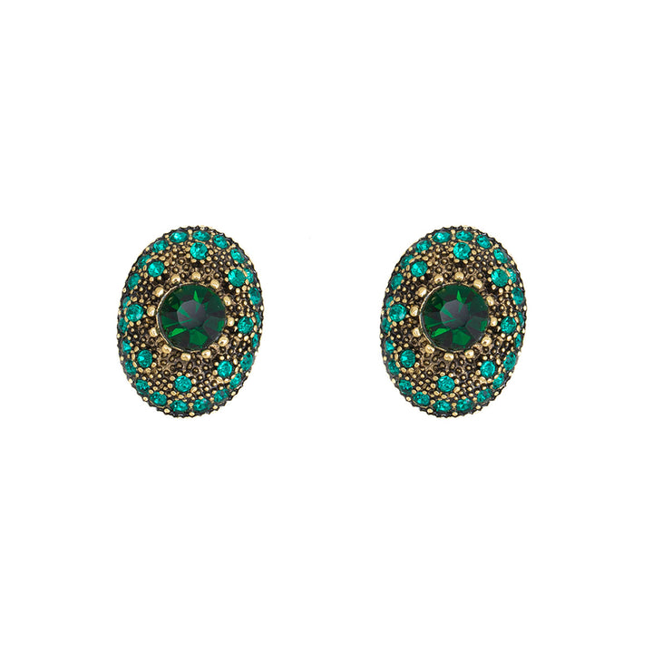 Sparkling stud earrings with intricate details Bowlift