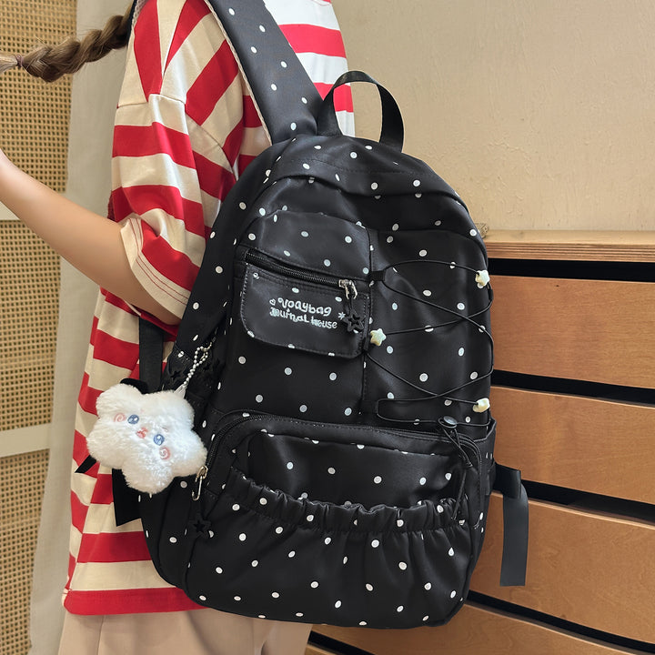 Cute Polka Dot Design Backpack Bowlift