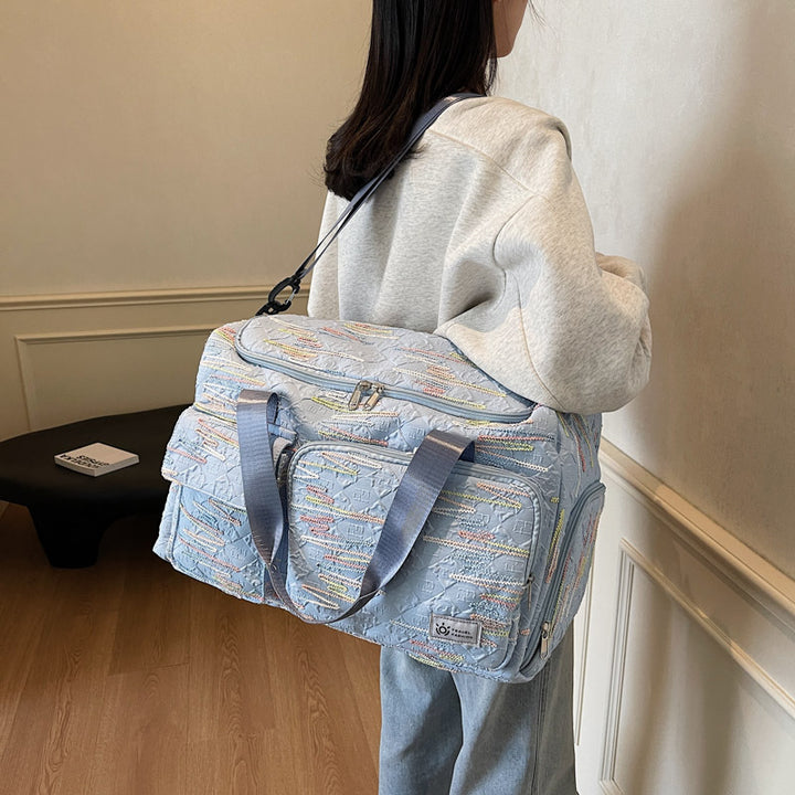Embroidered Weekender Duffel Bowlift