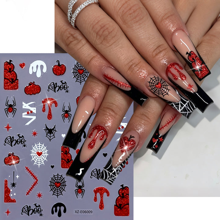 Halloween-Themed Nail Art Sticker Set  1791507032